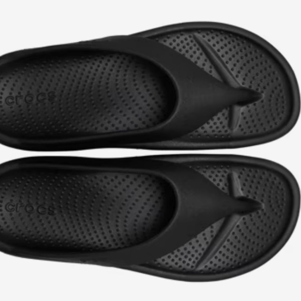 CROCS Mellow Recovery Flip-Flop Sandal- Black - Picture 5 of 11